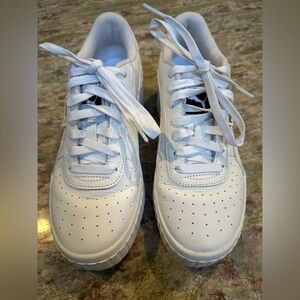 Puma Cali Wedge Sneakers white - size 8